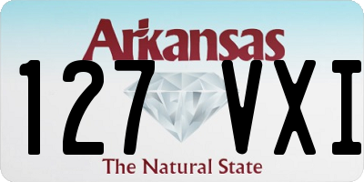 AR license plate 127VXI