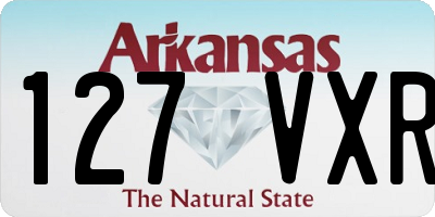 AR license plate 127VXR