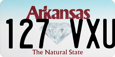 AR license plate 127VXU