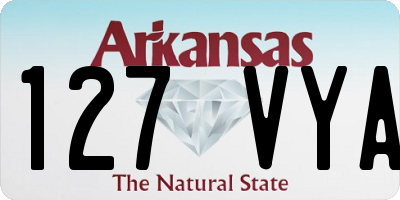 AR license plate 127VYA