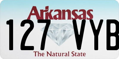 AR license plate 127VYB