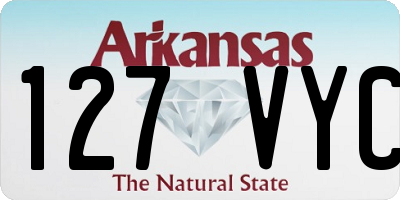 AR license plate 127VYC