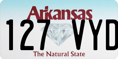 AR license plate 127VYD