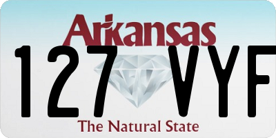 AR license plate 127VYF
