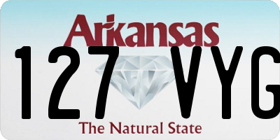 AR license plate 127VYG