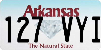 AR license plate 127VYI
