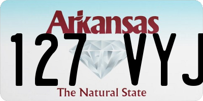 AR license plate 127VYJ