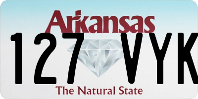 AR license plate 127VYK