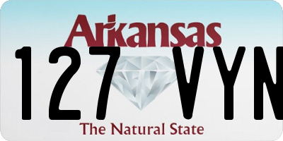 AR license plate 127VYN