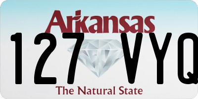 AR license plate 127VYQ
