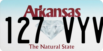 AR license plate 127VYV