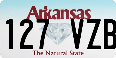 AR license plate 127VZB