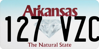 AR license plate 127VZC