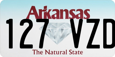 AR license plate 127VZD
