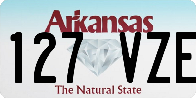 AR license plate 127VZE