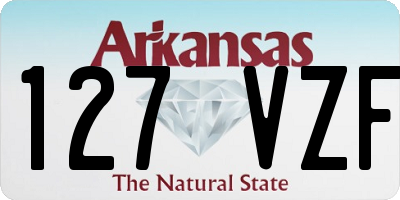 AR license plate 127VZF