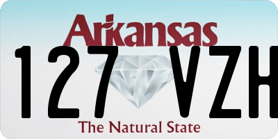 AR license plate 127VZH
