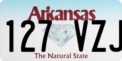 AR license plate 127VZJ
