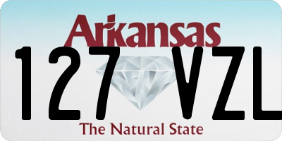 AR license plate 127VZL