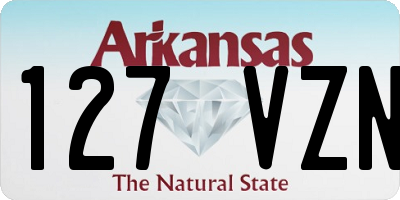 AR license plate 127VZN