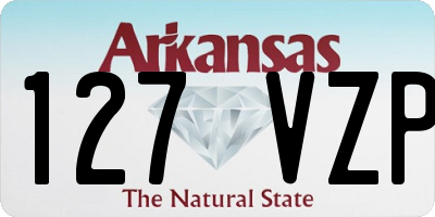 AR license plate 127VZP