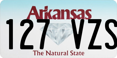 AR license plate 127VZS