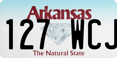 AR license plate 127WCJ