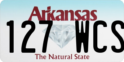 AR license plate 127WCS