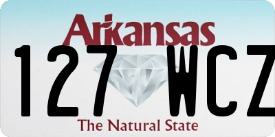 AR license plate 127WCZ