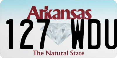 AR license plate 127WDU