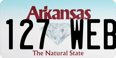 AR license plate 127WEB