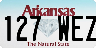 AR license plate 127WEZ