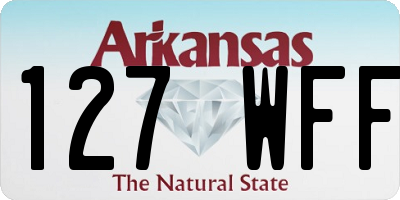 AR license plate 127WFF
