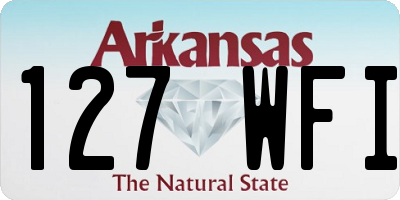 AR license plate 127WFI