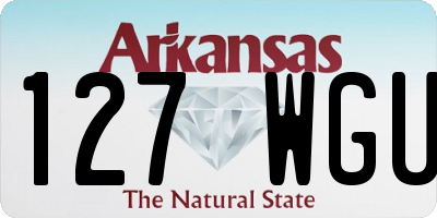 AR license plate 127WGU