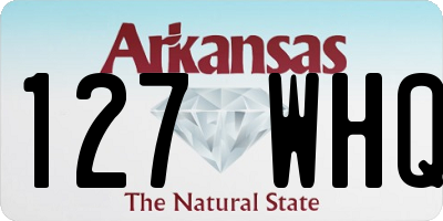 AR license plate 127WHQ
