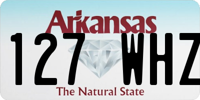 AR license plate 127WHZ