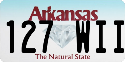 AR license plate 127WII