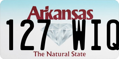 AR license plate 127WIQ