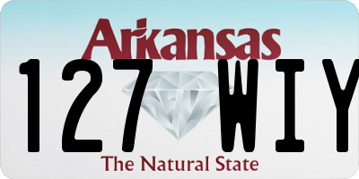 AR license plate 127WIY