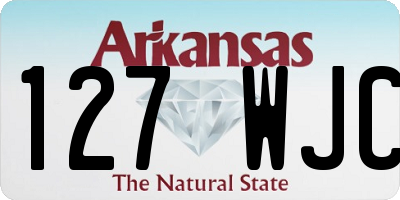 AR license plate 127WJC