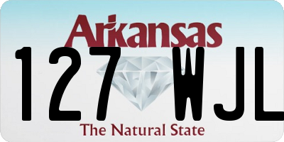 AR license plate 127WJL