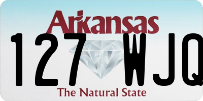 AR license plate 127WJQ