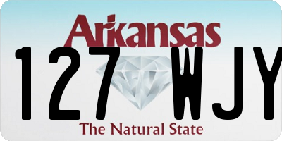 AR license plate 127WJY
