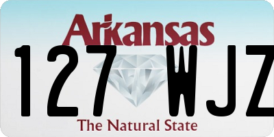 AR license plate 127WJZ