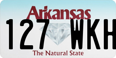AR license plate 127WKH
