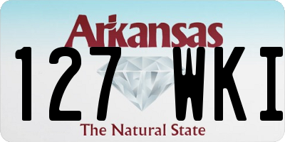 AR license plate 127WKI