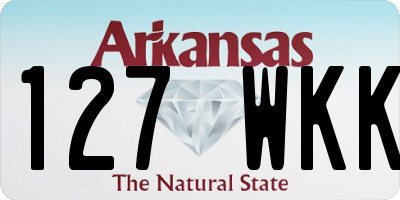 AR license plate 127WKK
