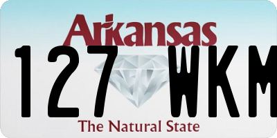 AR license plate 127WKM