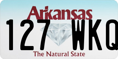 AR license plate 127WKQ